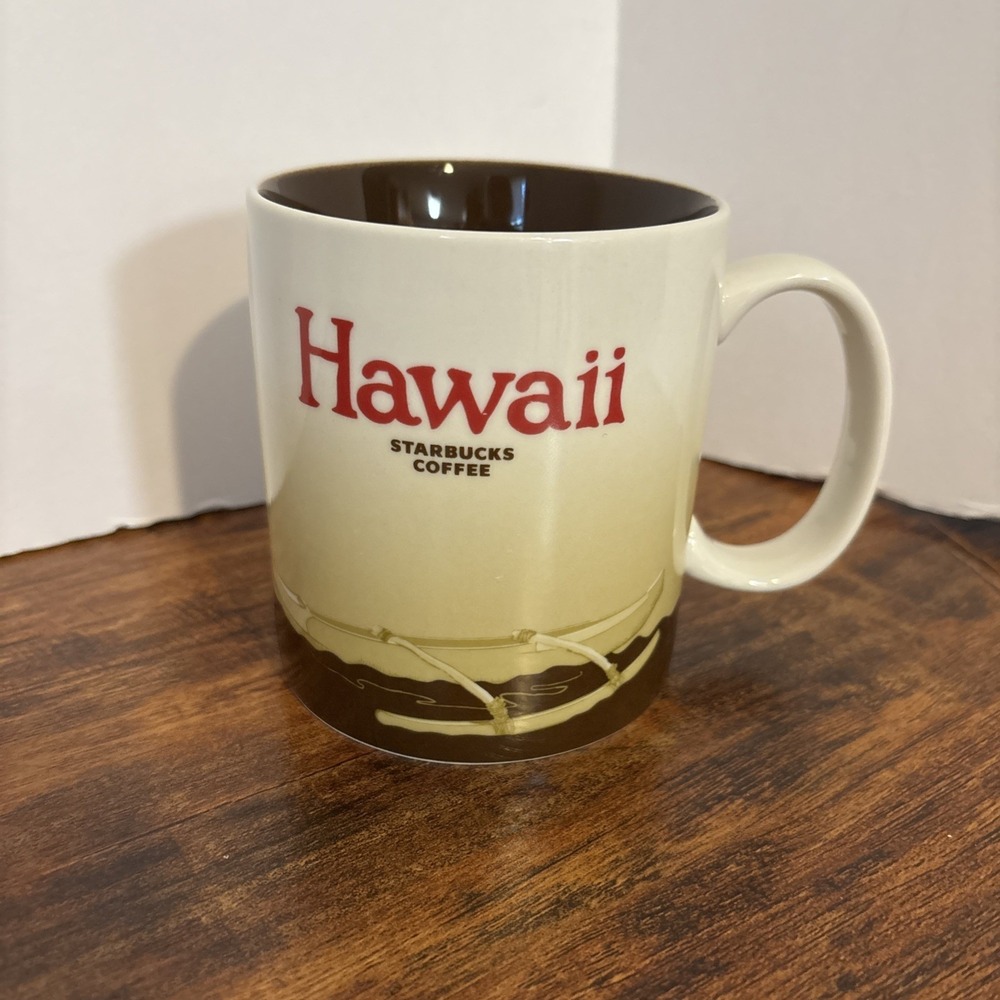 Starbucks Coffee Tea Mug Hawaii Collector Series 2011 Global 16oz Mint Condition